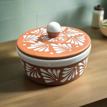 Talavera Tortilla Warmer Terracotta - Tortillero
