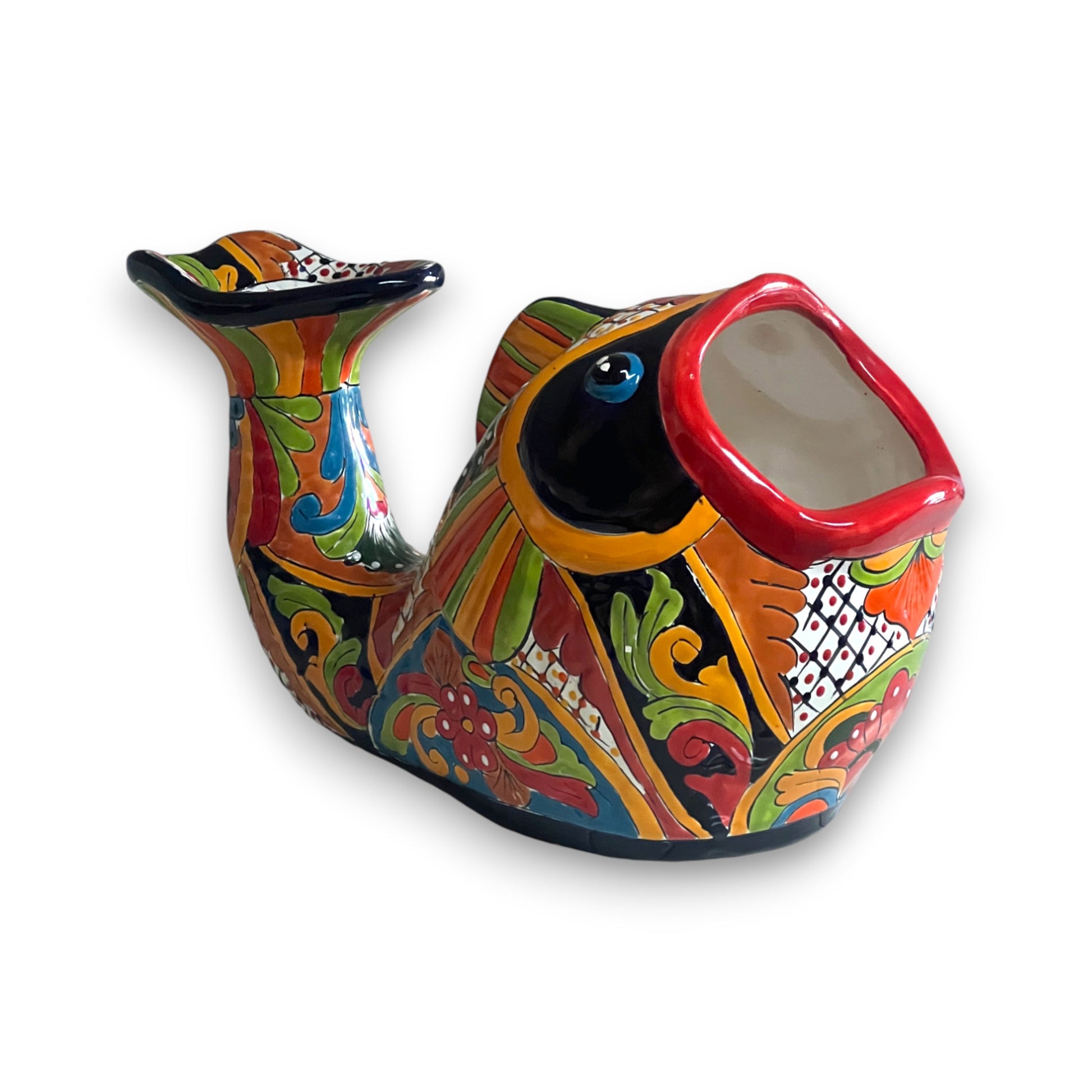 fish planter pots Talavera Fish Planter