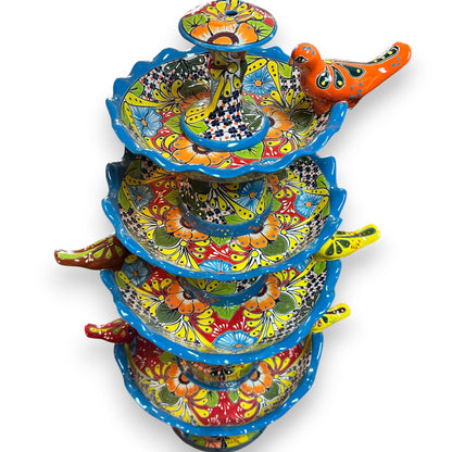 Grand Talavera Garden Fountain | Handcrafted Mexican Art