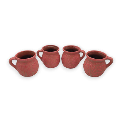 Wholesale Pink Talavera Mug | Authentic Handmade Mexican Clay Jarrito