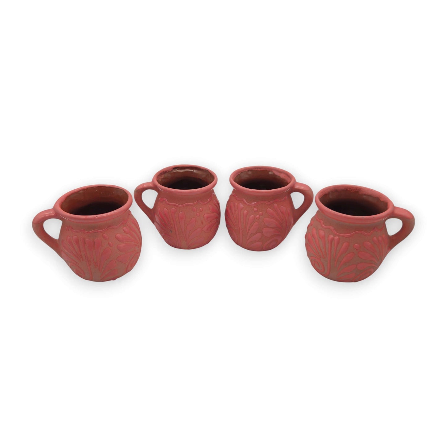 Wholesale Pink Talavera Mug | Authentic Handmade Mexican Clay Jarrito