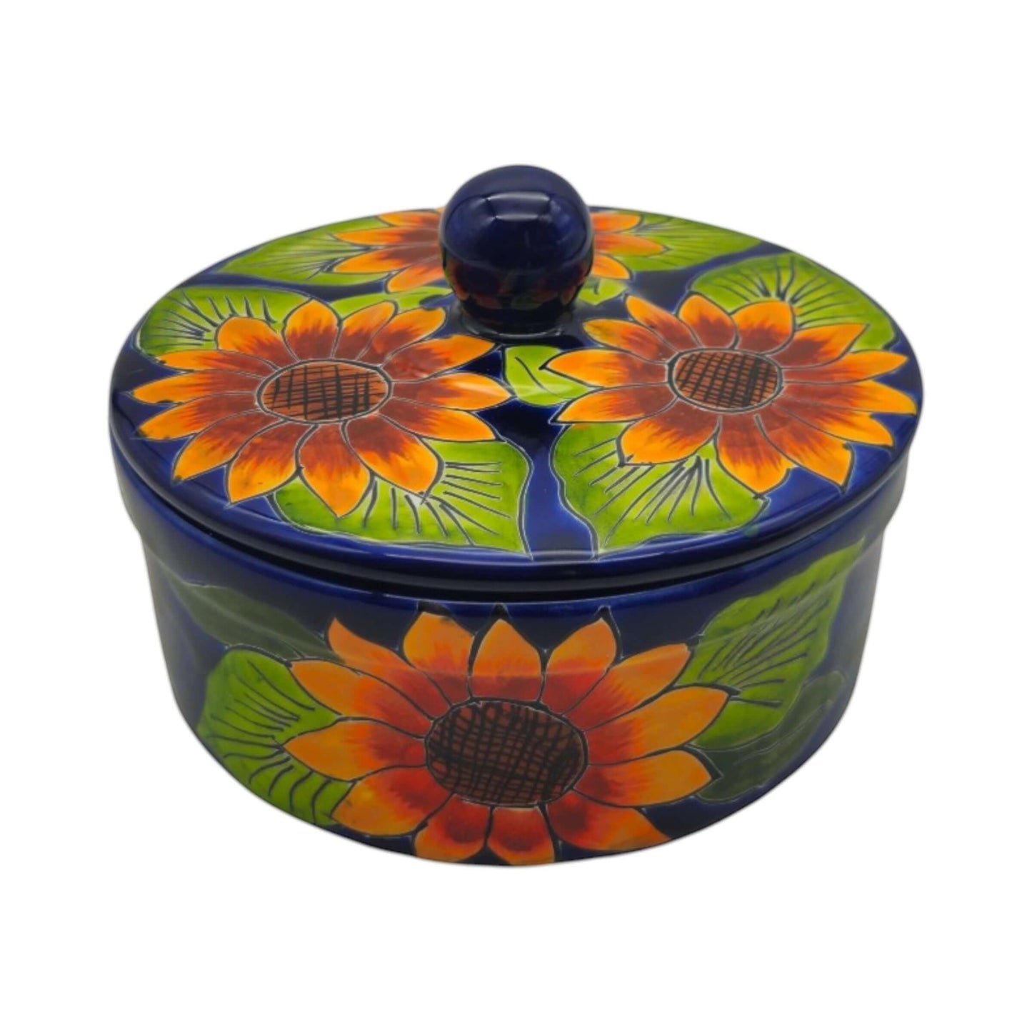 Talavera Tortilla Warmer Sunflower - Tortillero Girasol
