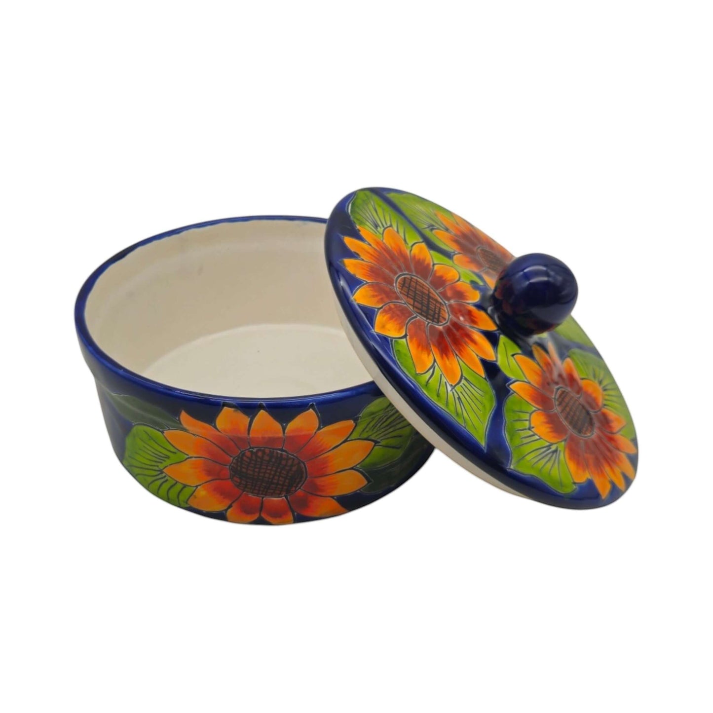 Talavera Tortilla Warmer Sunflower - Tortillero Girasol