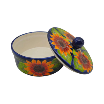 Talavera Tortilla Warmer Sunflower - Tortillero Girasol