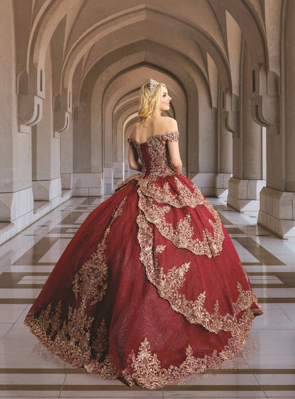 (LIVE 6) Beautiful Quinceanera Dress w/ Flower Design for Special Occasions
