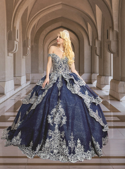 (LIVE 6) Beautiful Quinceanera Dress w/ Flower Design for Special Occasions