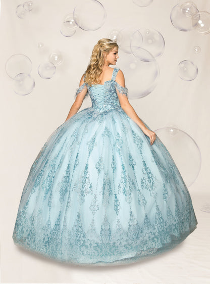(LIVE 2) Elegant Quinceanera Dress with Tulle & Embroidery for Special Occasions - Beautiful & Versatile Design