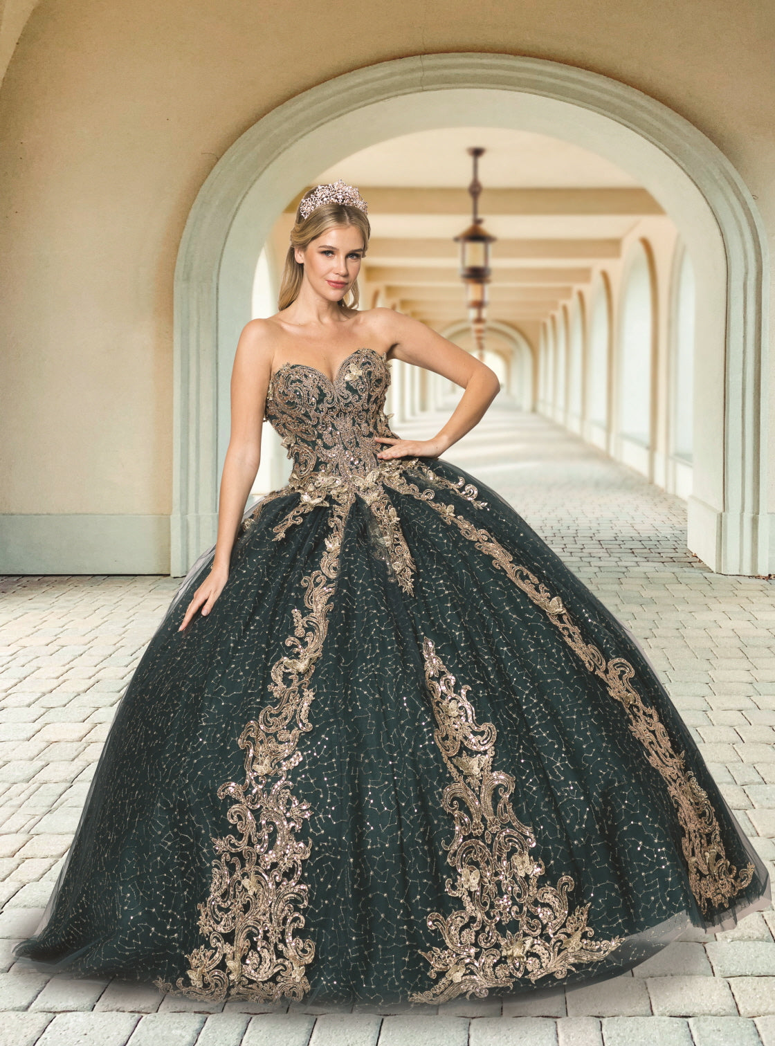 (Live 7)Beautiful Quinceanera Dress with Tulle and Embroidery - Elegant Red Ball Gown for Special Occasions