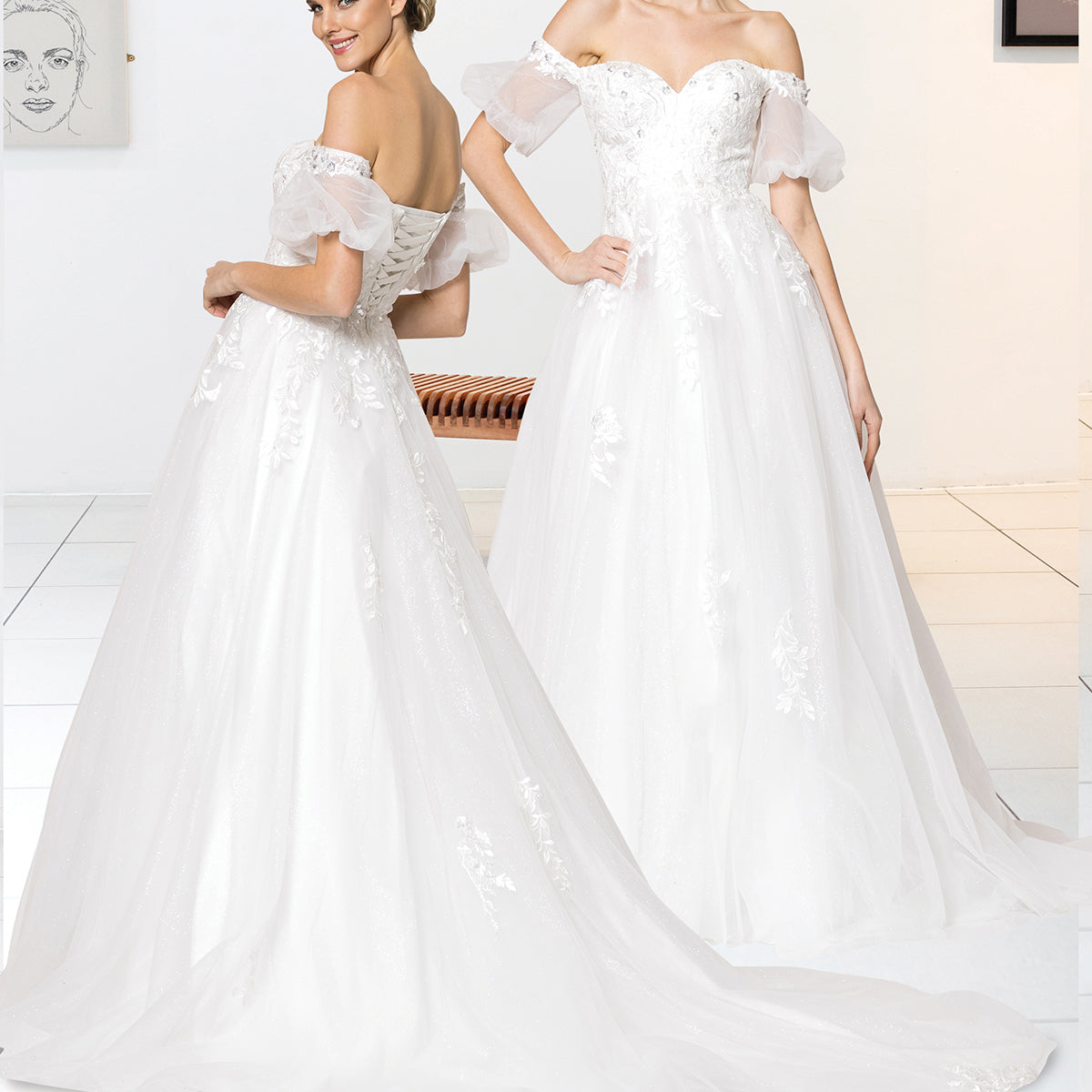 OFFWhite wedding dress Formal Party Dress for Special Occasions