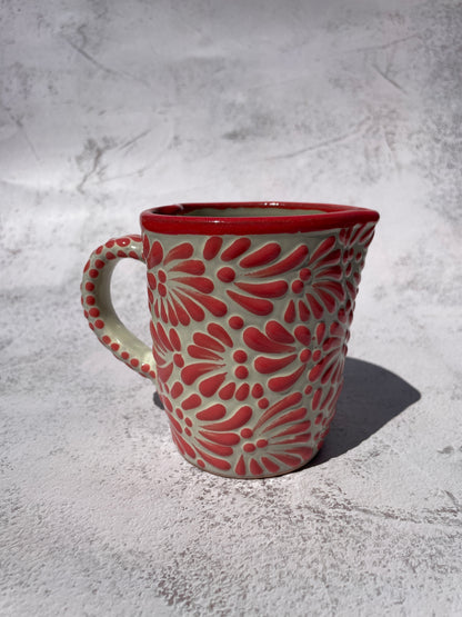 Talavera Heart shaped Mug Talavera Coffee Mug