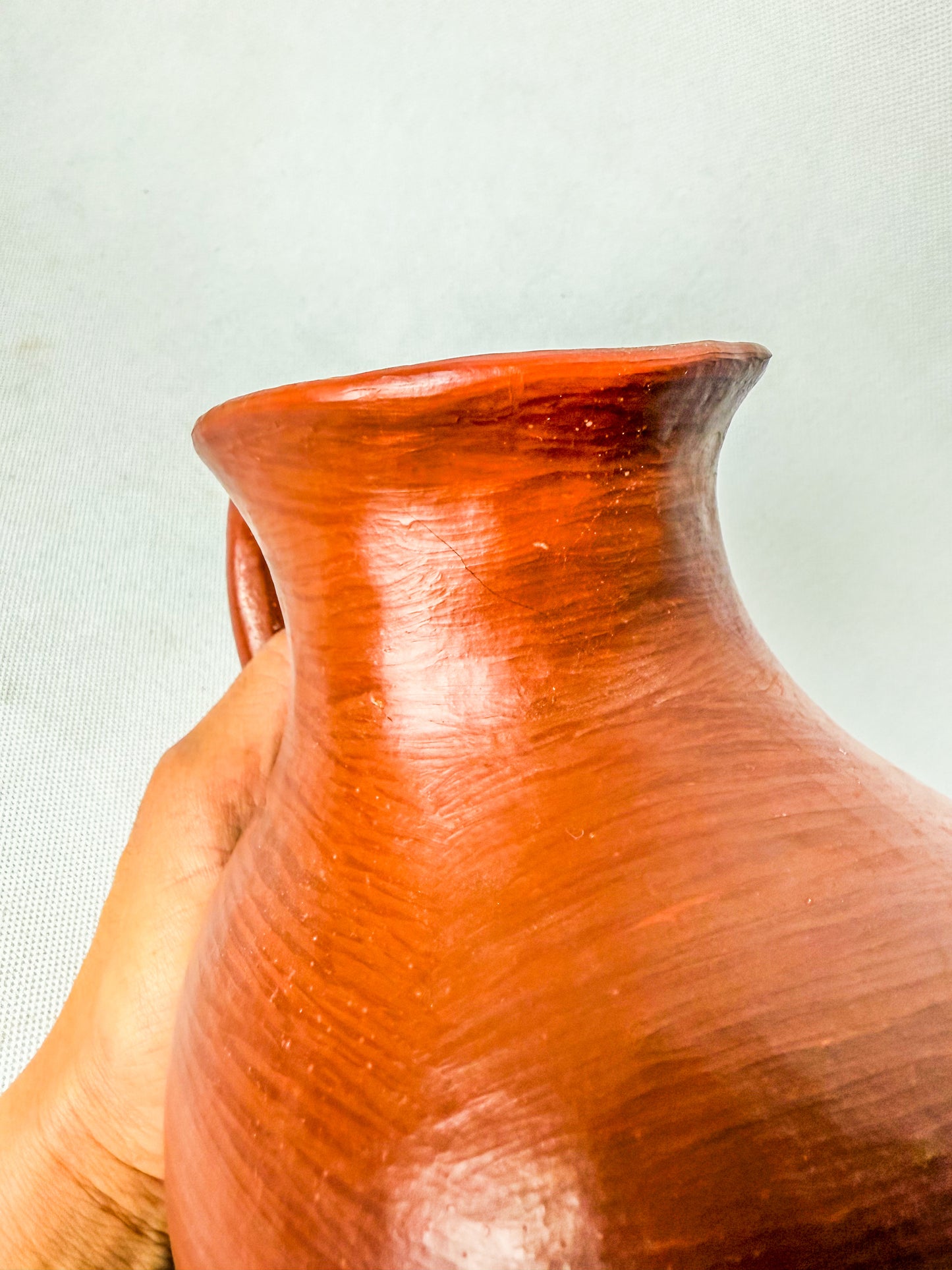 Oaxaca Red Clay Pitcher - Jarra Barro Discounted