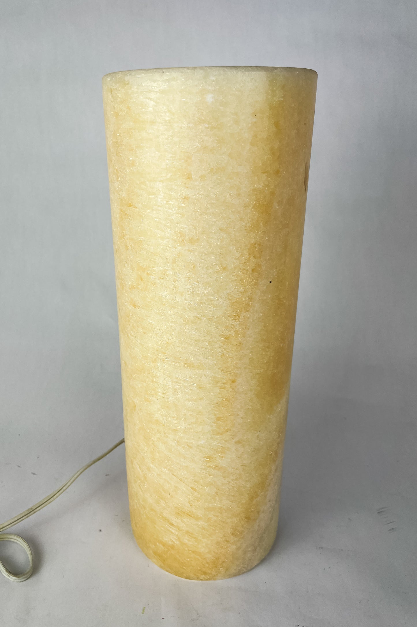 Ivory Onyx Table Lamp Cylindrical Table Lamp Stone Table Lamps