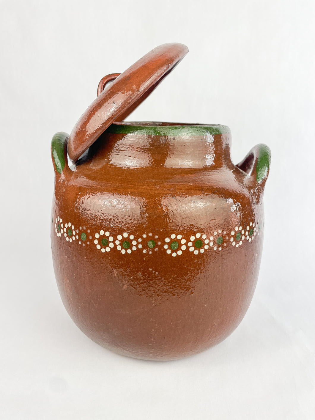 Michoacan Mexican Clay Pot Large 5 Liters Frijolera Mexican Clay Cooking Pot Small Olla Frijolera