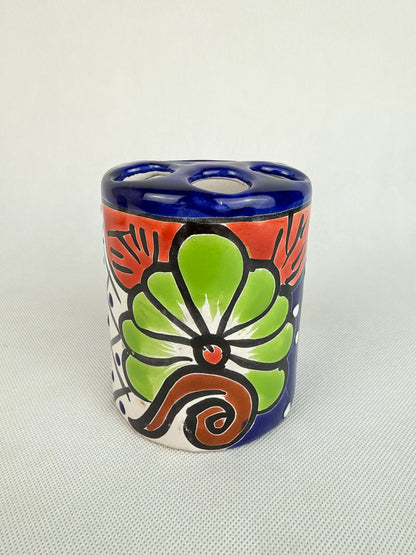 Talavera Bathroom Accessories Talavera Toothbrush Holder Colorful