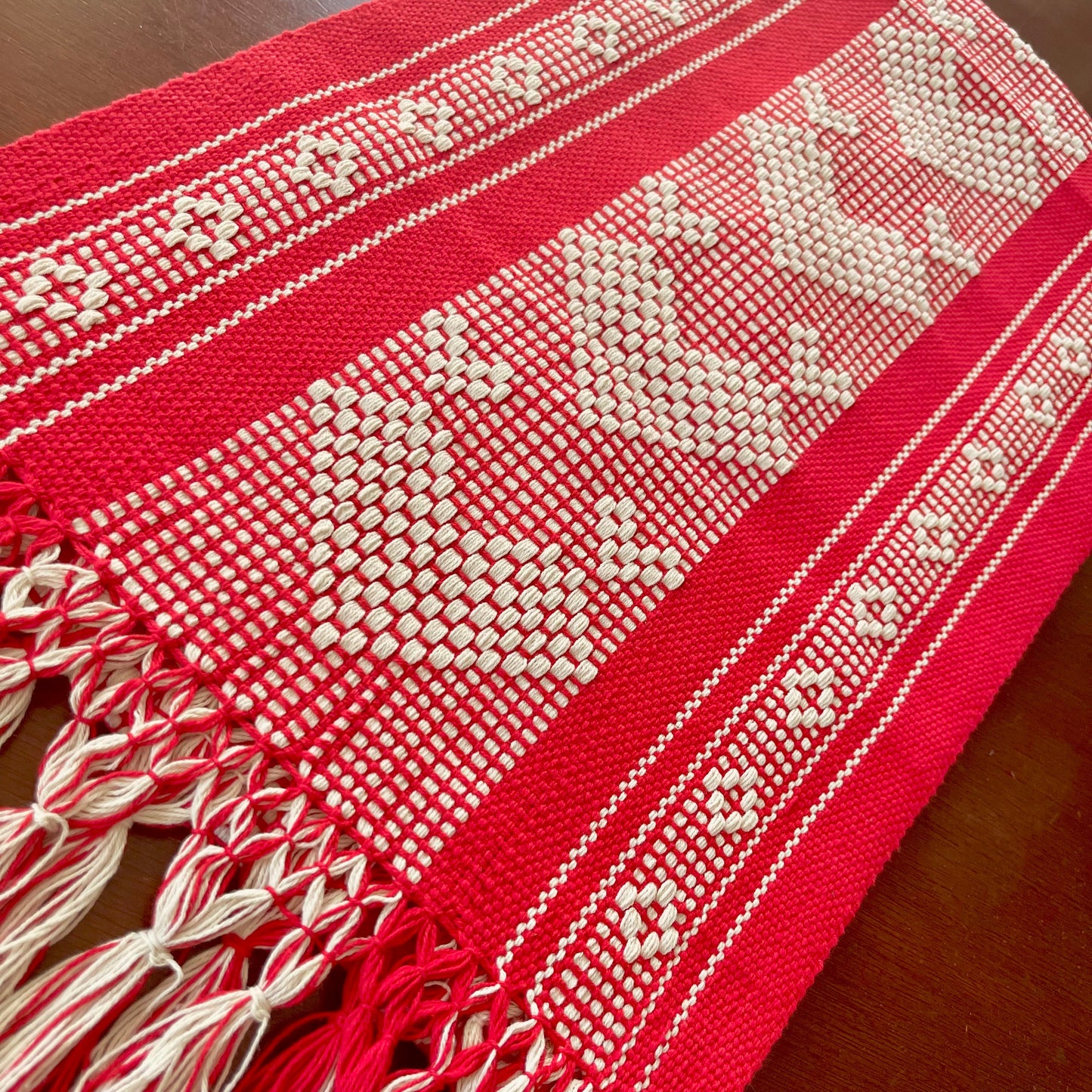 Oaxaca Handwoven Table Runner “Sol”