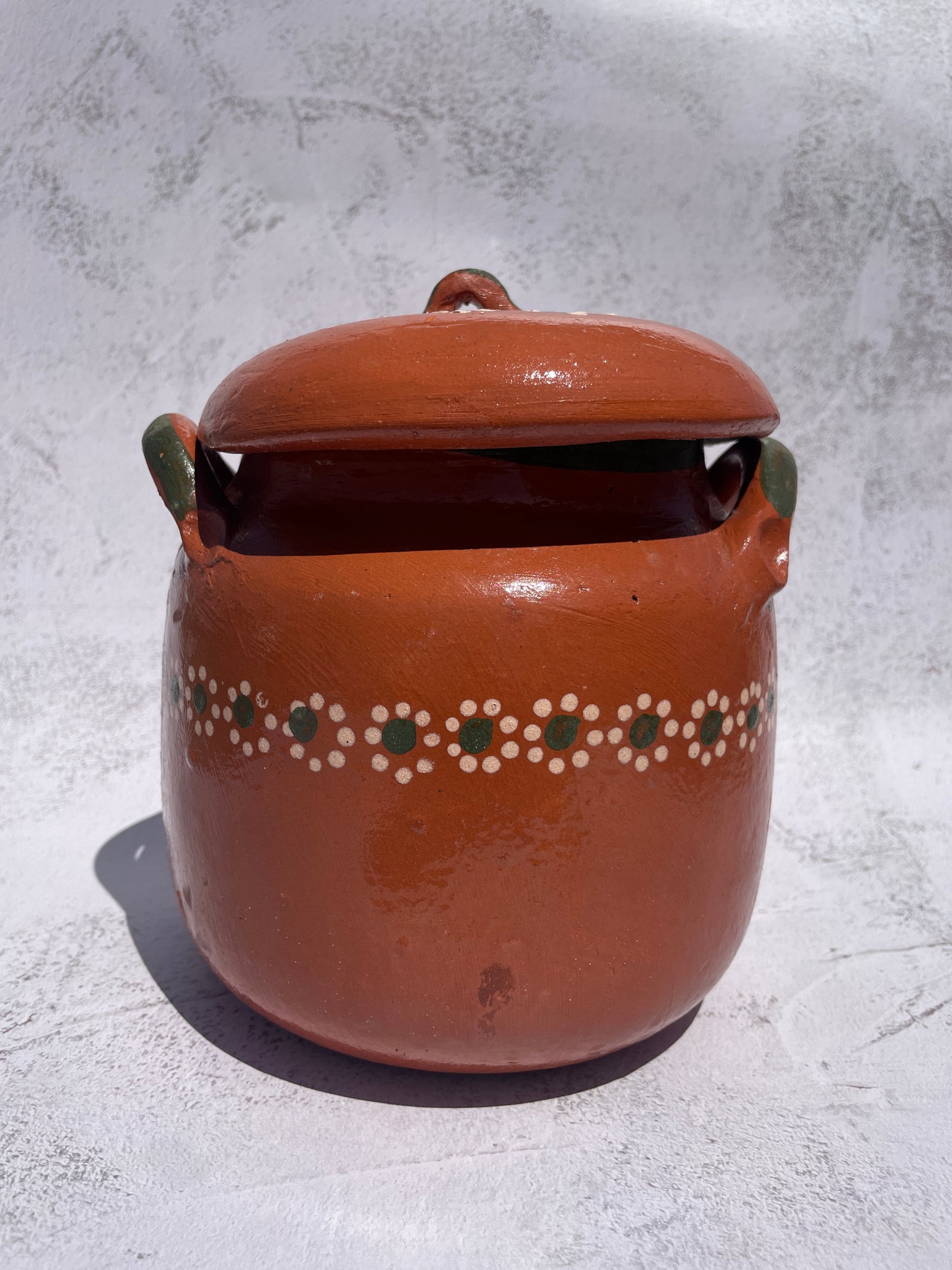 Tonala Mexican Clay Pot Frijolera Mexican Clay Cooking Pot Small Olla Frijolera