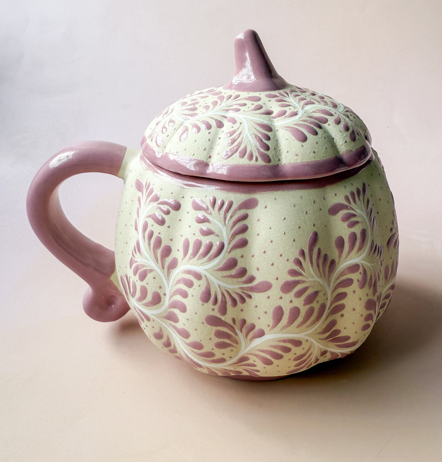 Ceramic Pumpkin Mug Taza Calabaza Ceramica