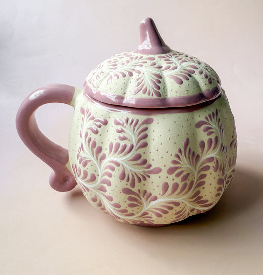 Ceramic Pumpkin Mug Taza Calabaza Ceramica