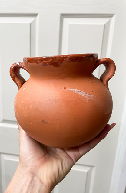 Decorative Clay Pot Mexican Clay Pot Flower Vase Clay Pot Centerpiece Mexican Fiesta Centerpiece Mexican Fiesta Decorations Florero