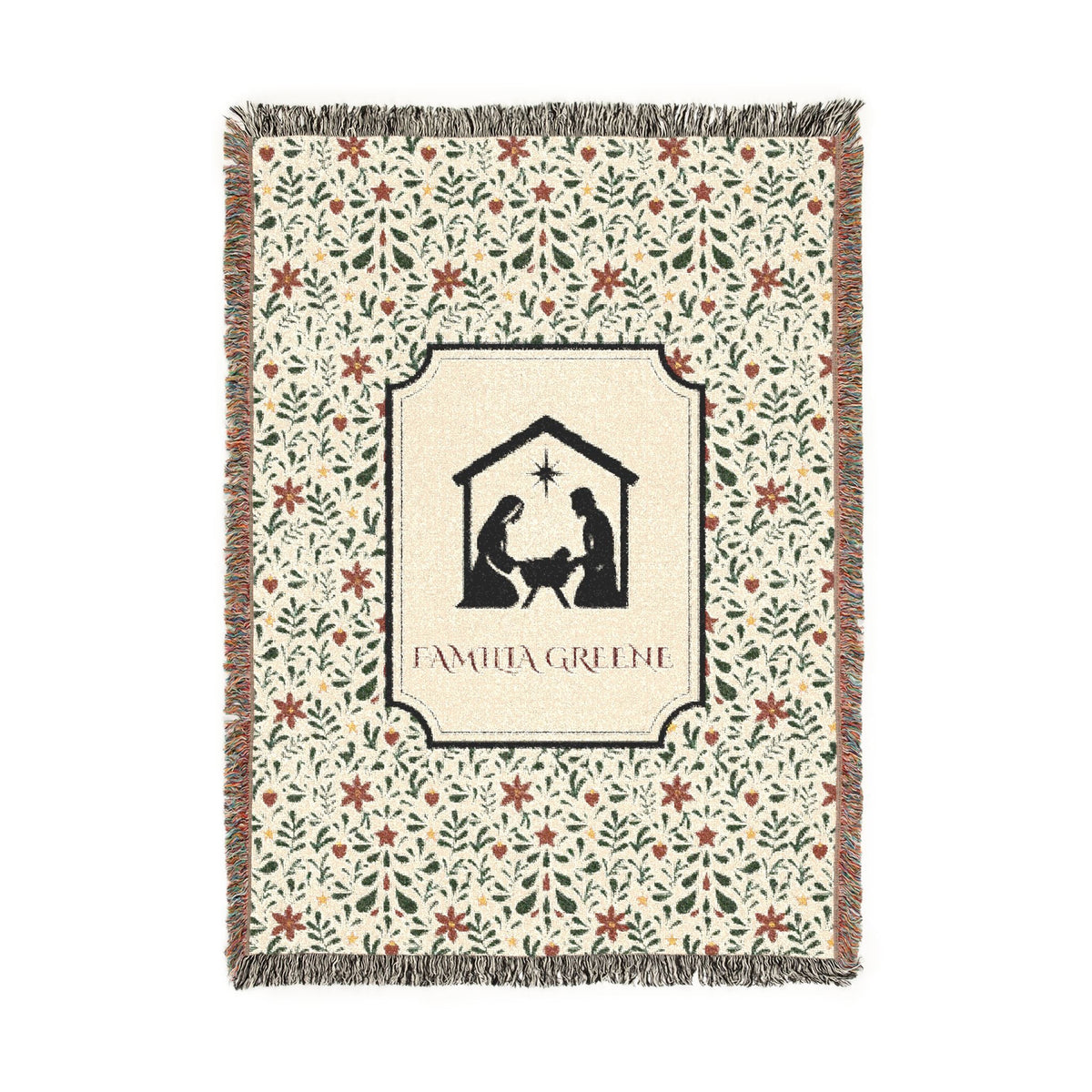Christmas Blanket Customized Navidad Cobija Talavera