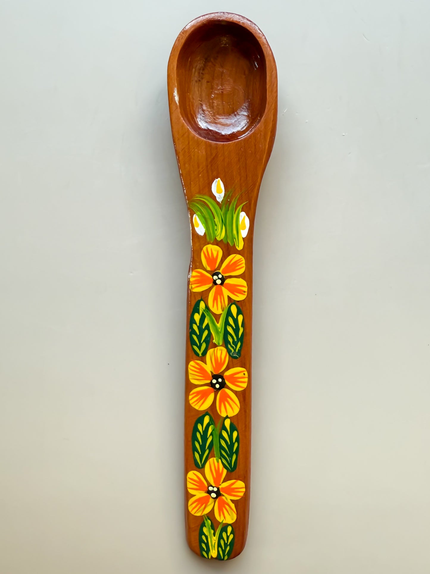Mexican Spoons Colored Wooden Spoons Cucharas de Madera