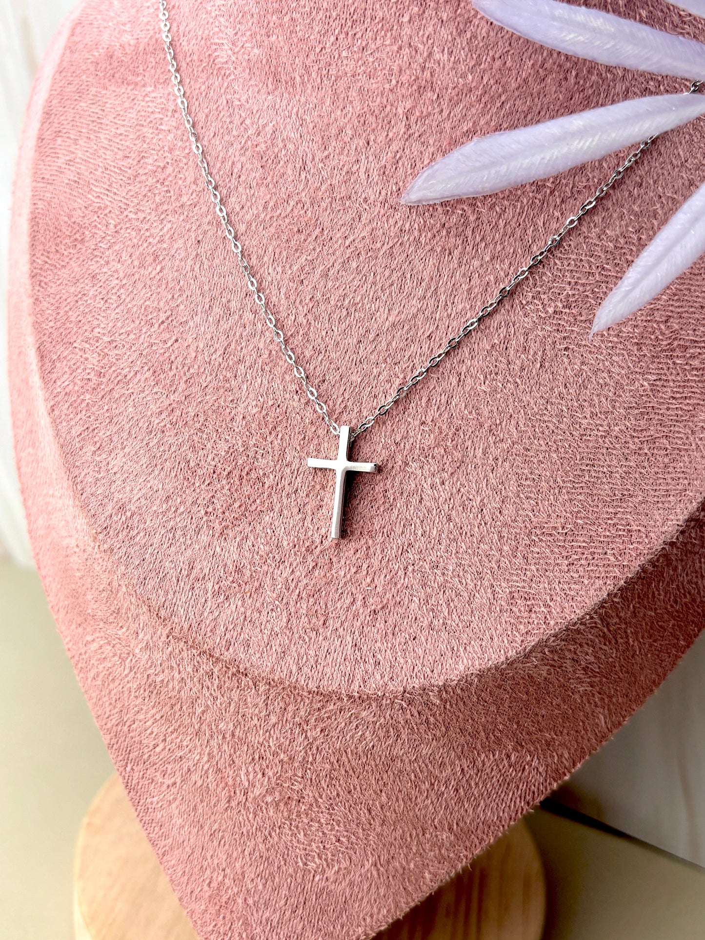 925 Sterling Silver Cross Necklace - Collar de Cruz plata 925