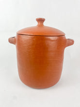 Load image into Gallery viewer, Oaxaca Red Clay Pottery Bean Pot Mexican Red Clay Pottery Oaxaca Clay Pottery San Marcos Tlapazola Red Clay Pottery
