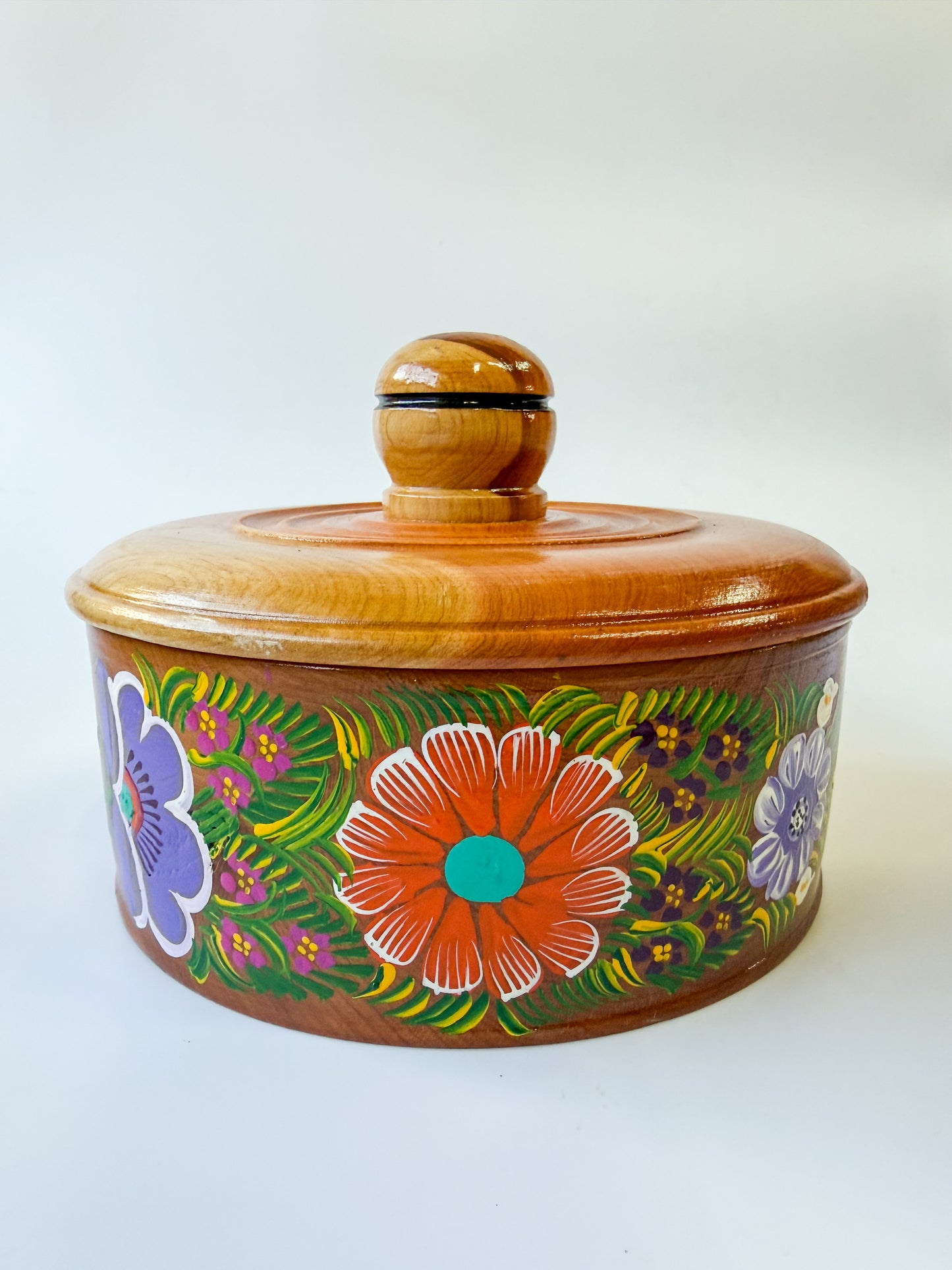 Mexican Tortilla Warmer Server Wood Tortilla Holder Tortillero de Madera