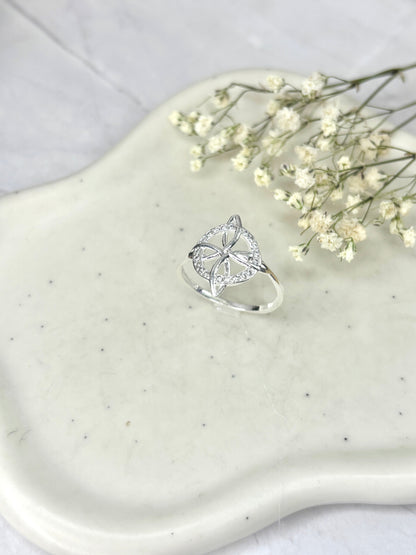 925 Sterling Silver Witch Knot Protection Ring - Anillo Nudo de Bruja Protección