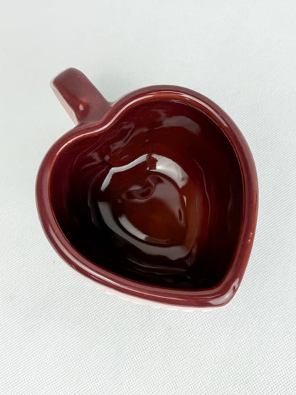 Heart Shaped Talavera Coffee Mug Set of 2 Taza Corazon Barro Taza