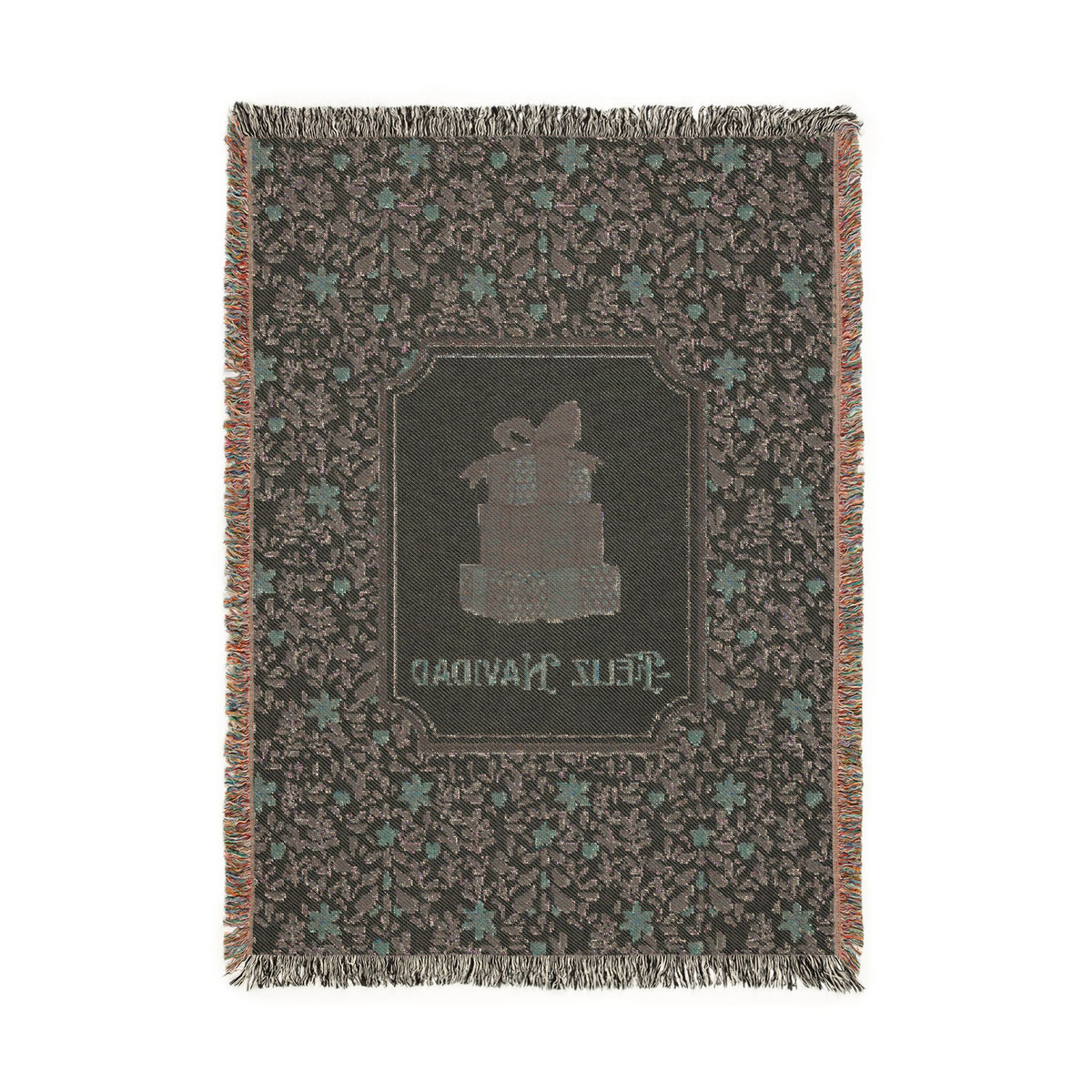 Christmas Blanket Talavera Blanket - Feliz Navidad Cobija Talavera