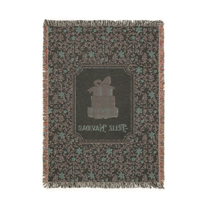 Christmas Blanket Talavera Blanket - Feliz Navidad Cobija Talavera