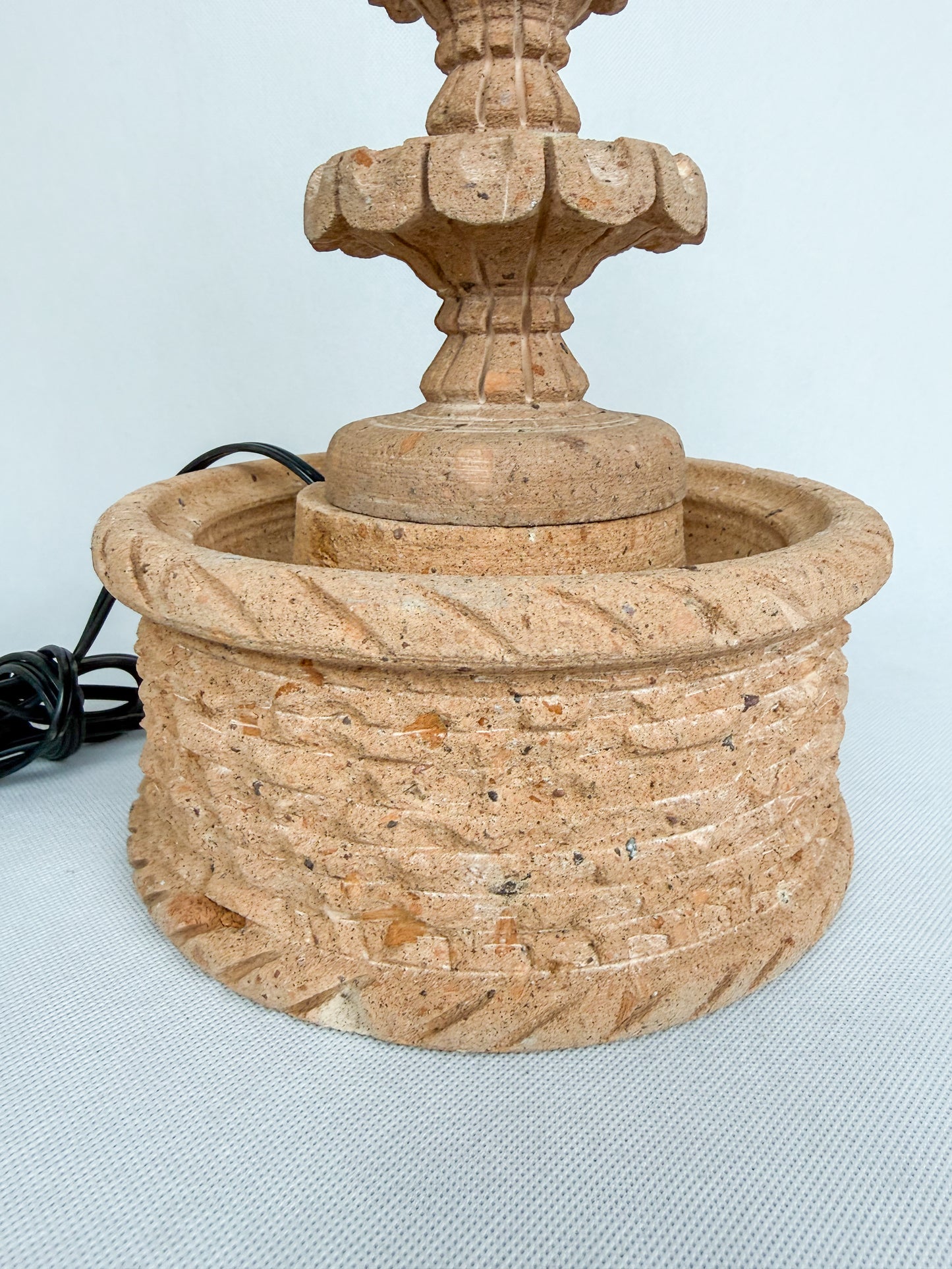 Sandstone 3 Tier Fountain Mini 8" - Fuente Mini Cantera