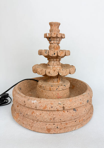 Sandstone 3 Tier Fountain 12"  - Fuente Cantera 12"