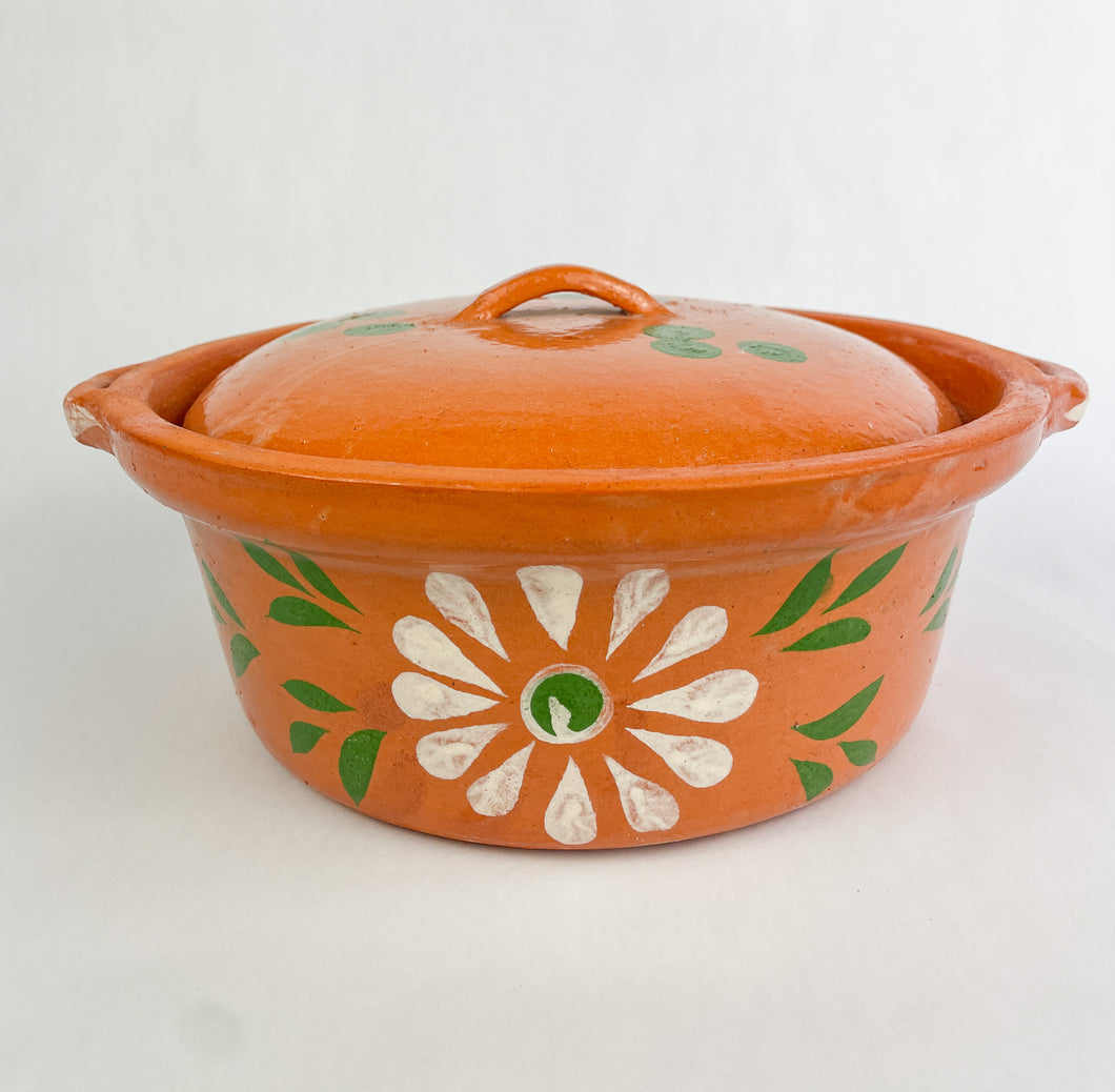 Mexican Clay Cazuela Cooking Pot Lead Free Authentic Clay Pots Sarten de Barro Hondo Casuela