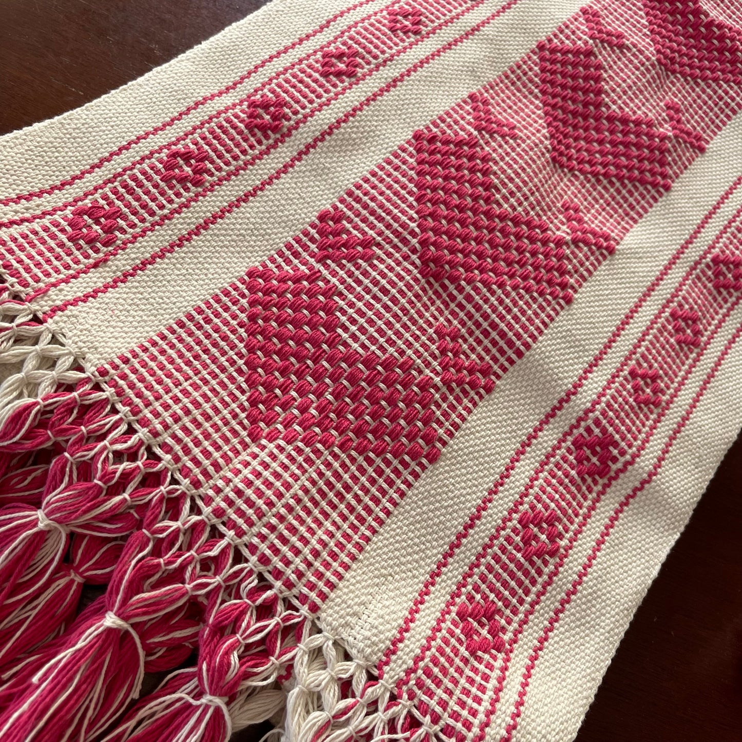 Oaxaca Handwoven Table Runner “Sol”