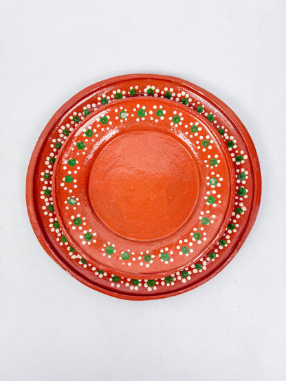 Mexican Clay Plates Round Set - Platos Barro