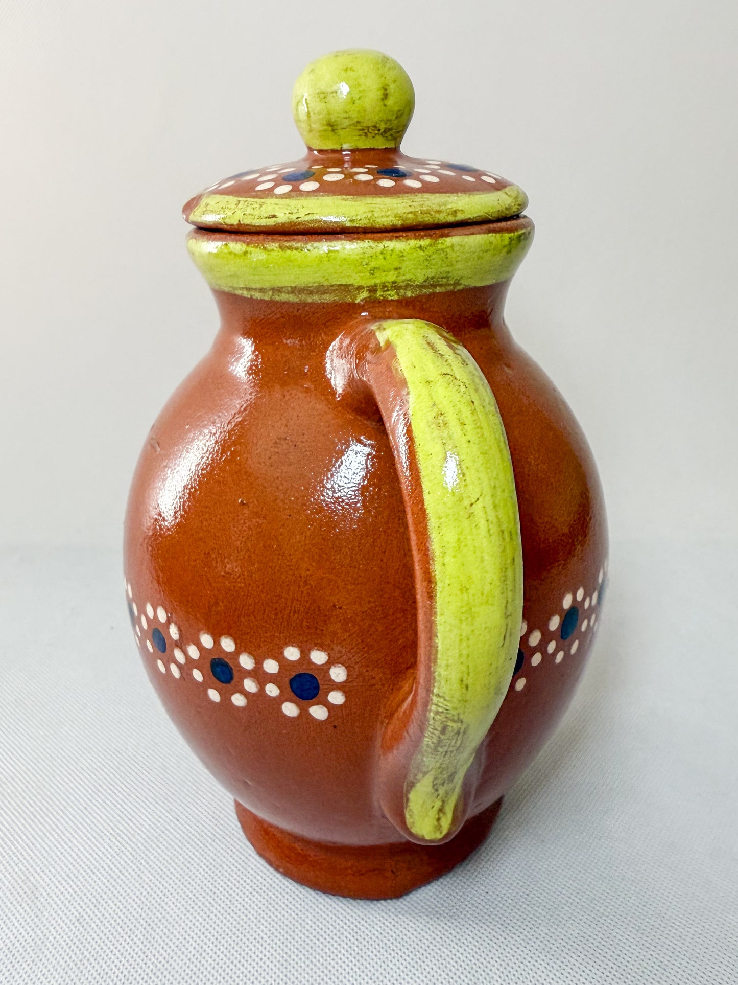 Michoacan Red Clay Pottery Dinnerware Set 36 Pc Clay Bowls Mexican Red Clay Vajilla de Barro