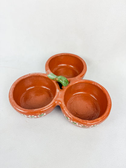 Traditional Clay bowl 3 in 1 - Salsera 3 en 1