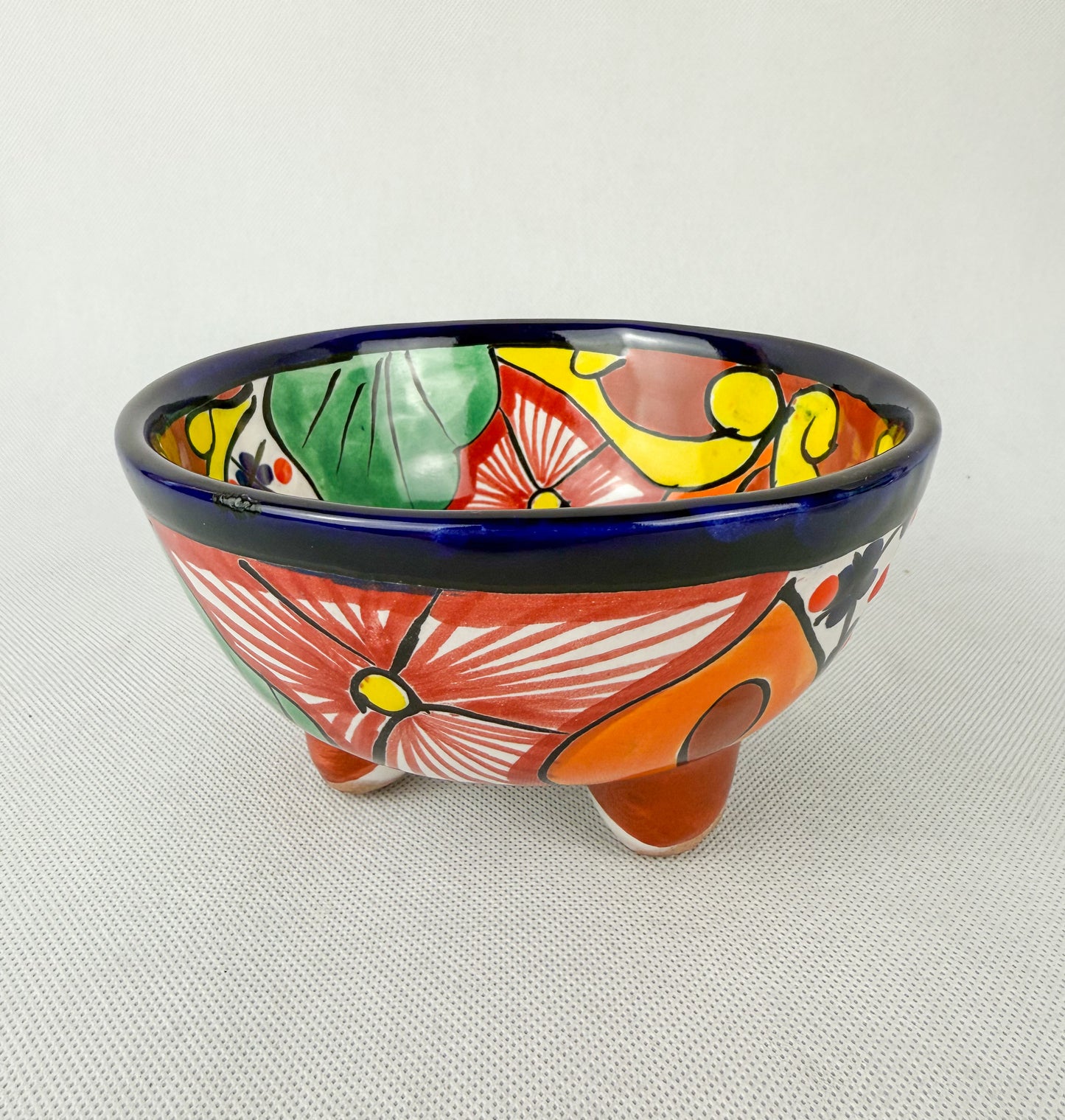 Mexican Talavera Molcajete Salsa Bowl