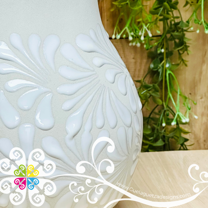 White Espiga Pato Pitcher Set - 4 Cups