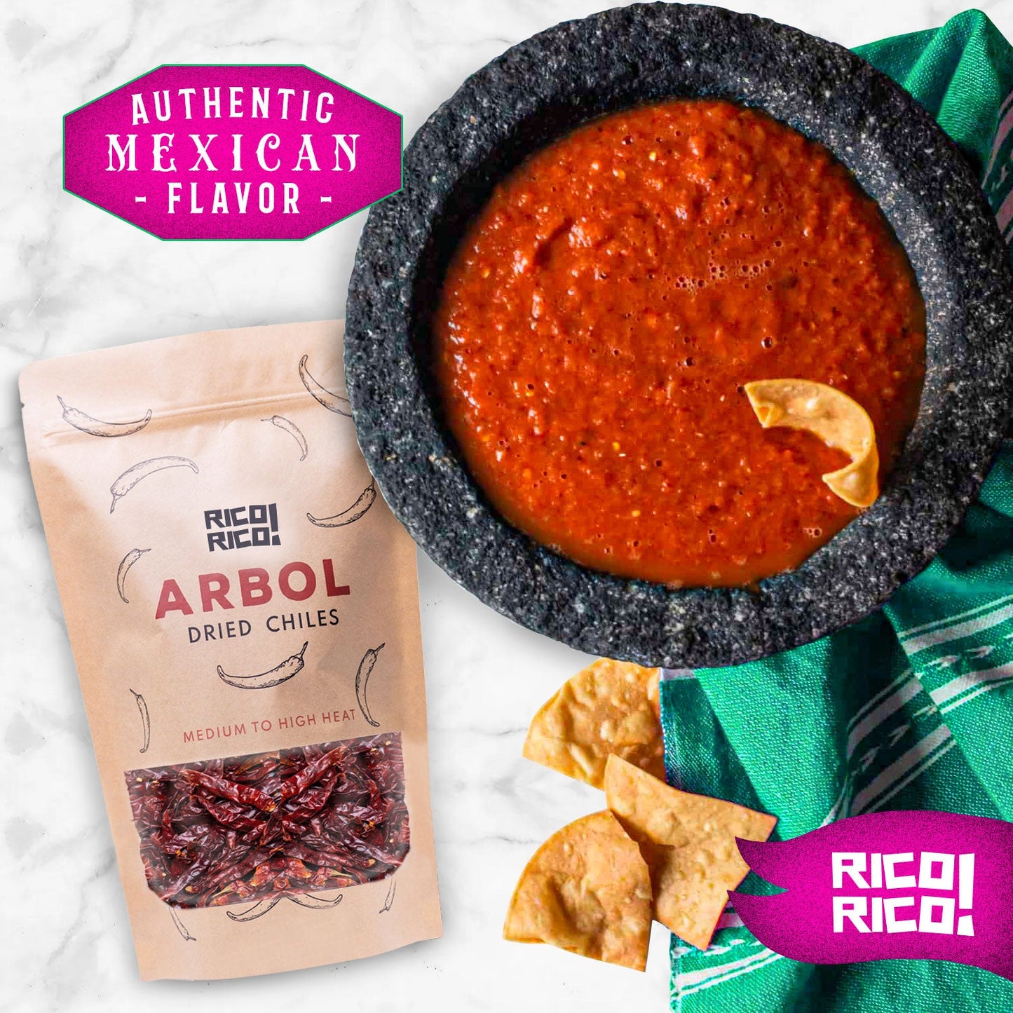 Chile de Árbol Dried Chiles – Hot & Authentic Mexican Peppers