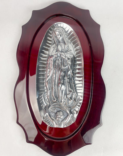 Virgen de Guadalupe Frame 17" Wood Frame Our Lady of Guadalupe