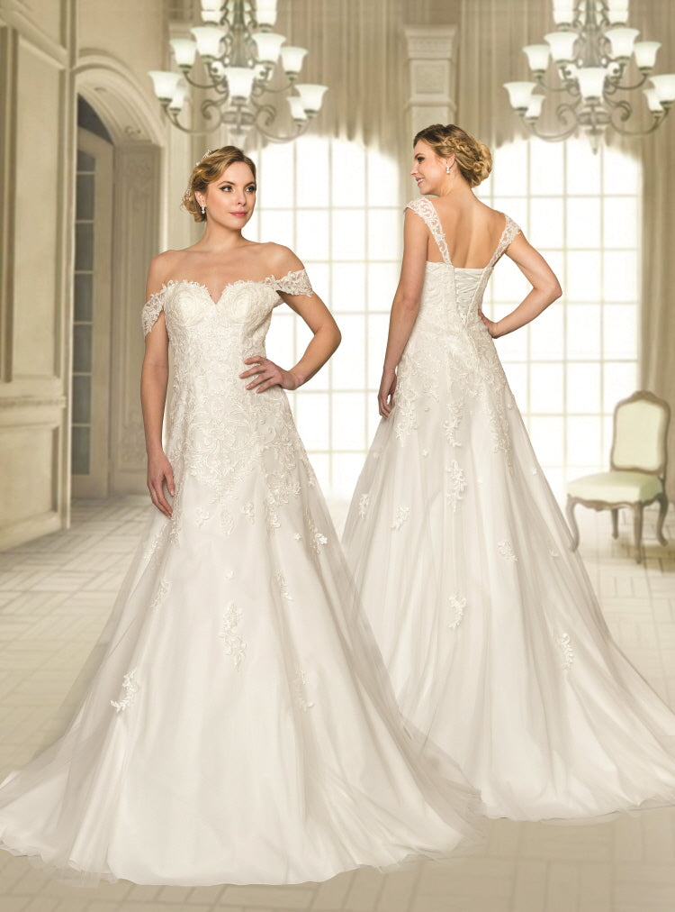 (LIVE48) OFFWhite Wedding Dress Formal Party Dress for Special Occasions - Elegant Women's Wear - Womenswear