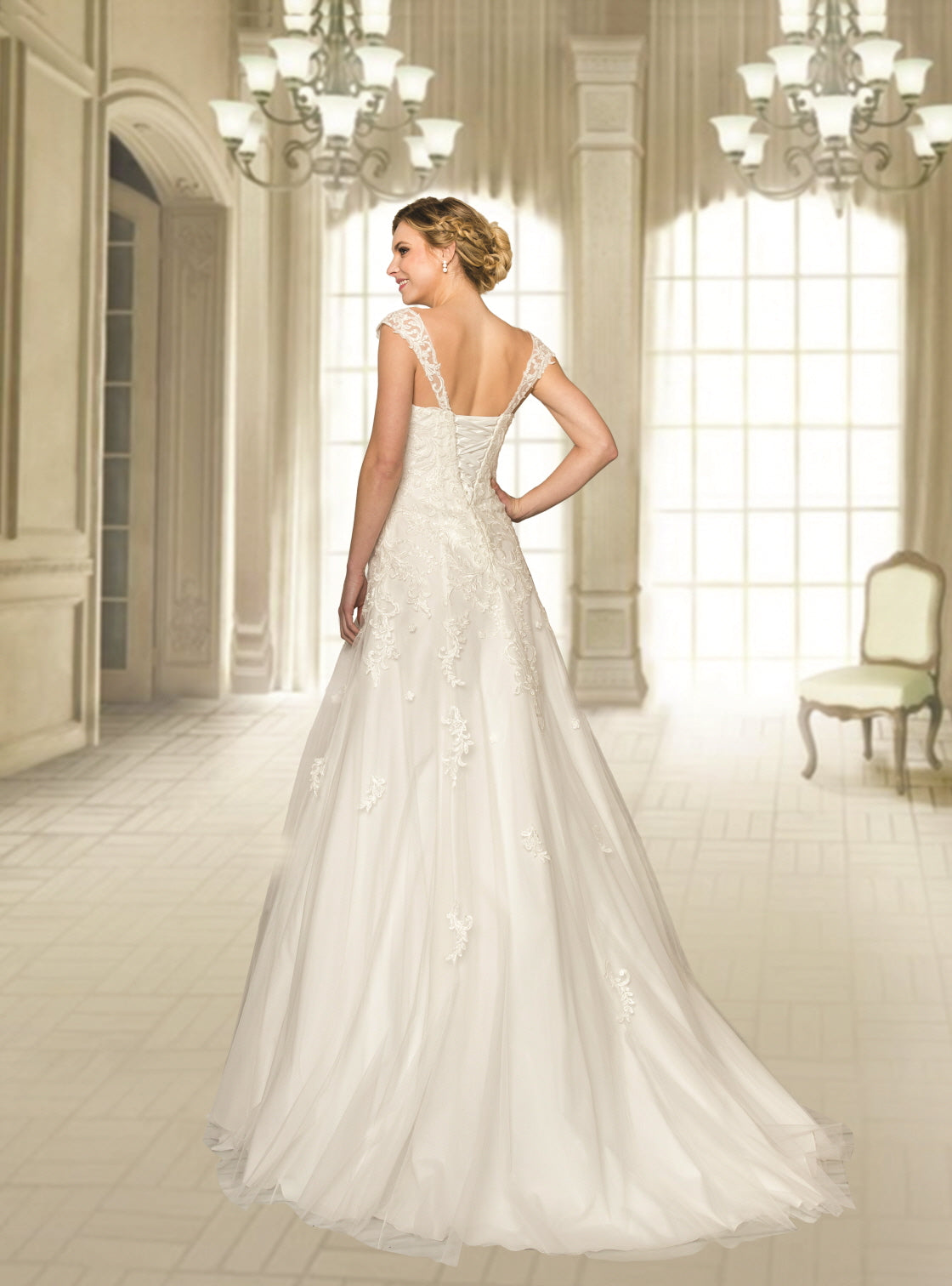 (LIVE48) OFFWhite Wedding Dress Formal Party Dress for Special Occasions - Elegant Women's Wear - Womenswear