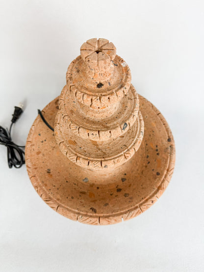 Sandstone 3 Tier Fountain 12"  - Fuente Cantera 12"