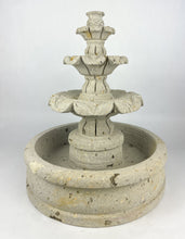 Load image into Gallery viewer, Cantera Small Water Fountain 3 Tier Fountain Small Indoor Water Fountain Mexican Fountain  Handcrafted Fuente
