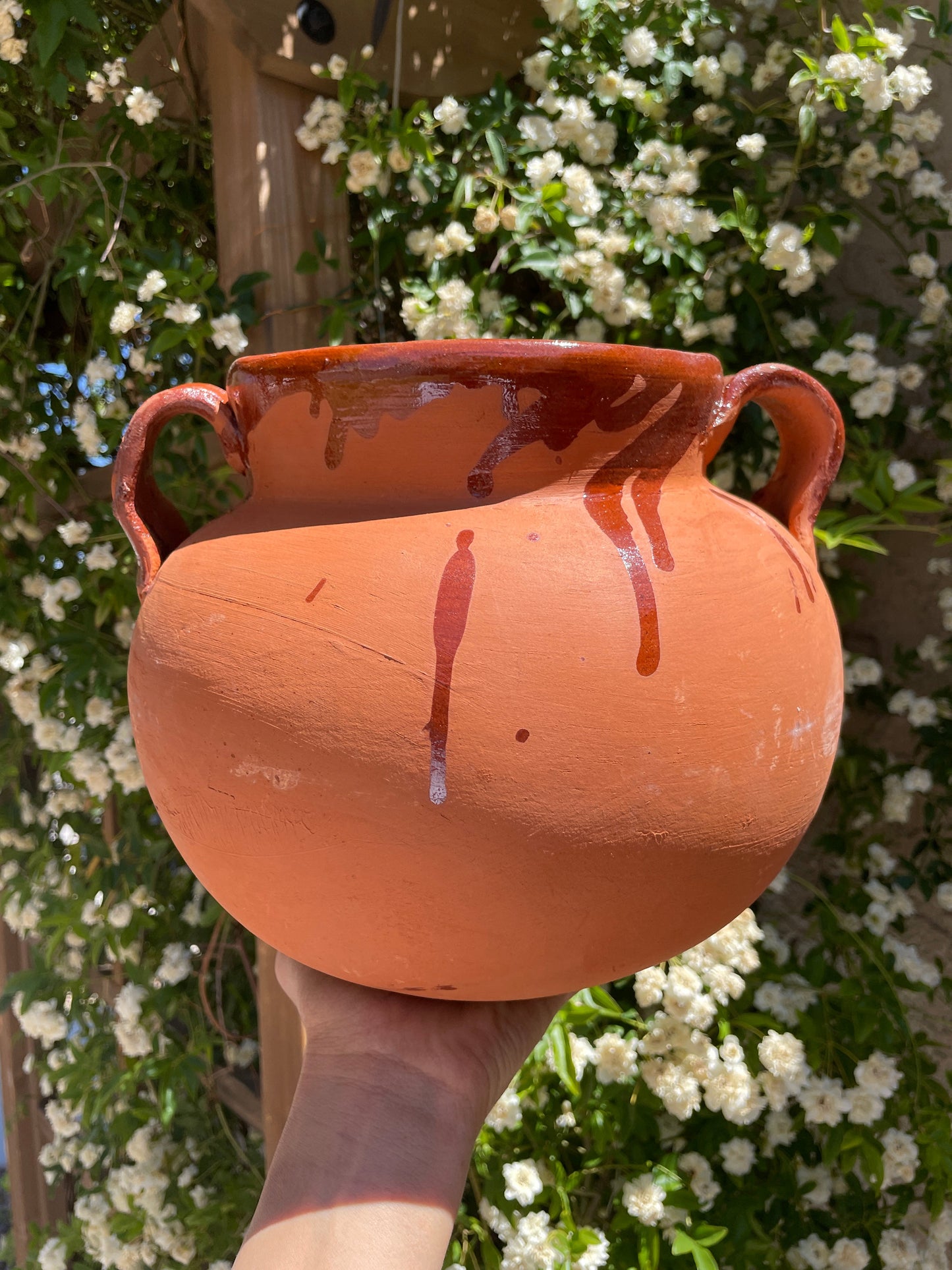 Decorative Clay Pot Set of 8 Mexican Clay Pot Flower Vase Clay Pot Centerpiece Mexican Fiesta Centerpiece Mexican Fiesta Decorations