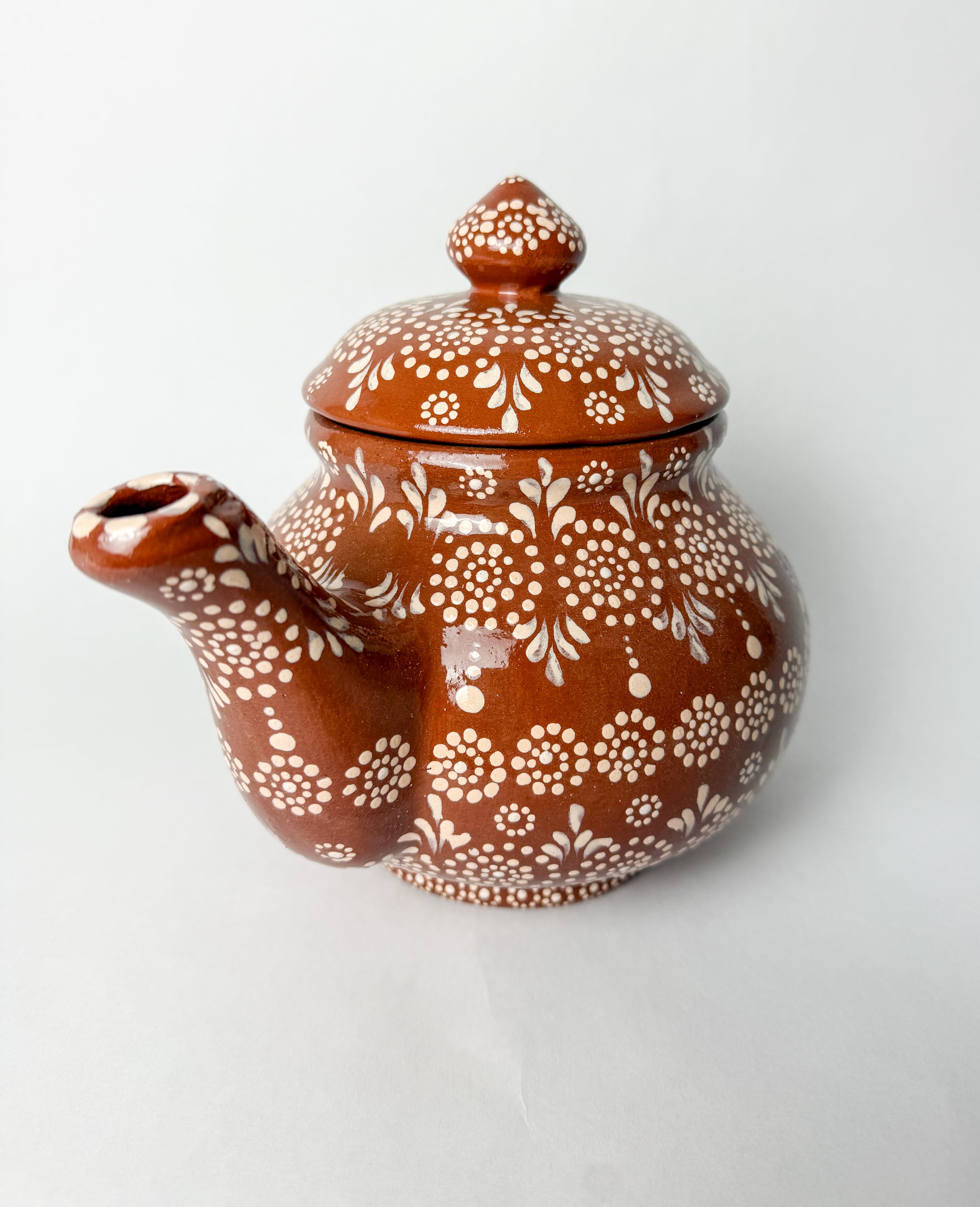 Capulineado Tea Pot Set 6pc - Juego de Te Barro – TheMexHub