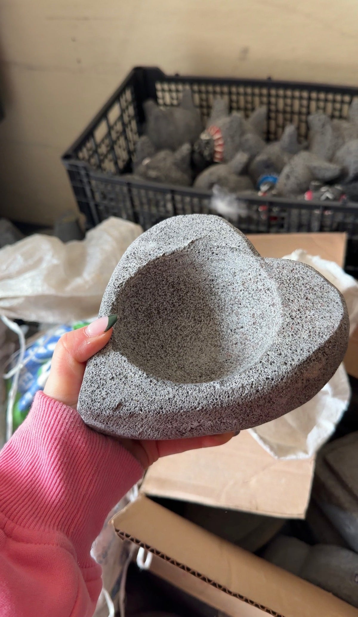 Original Heart Molcajete 100% Volcanic - Molcajete Corazon